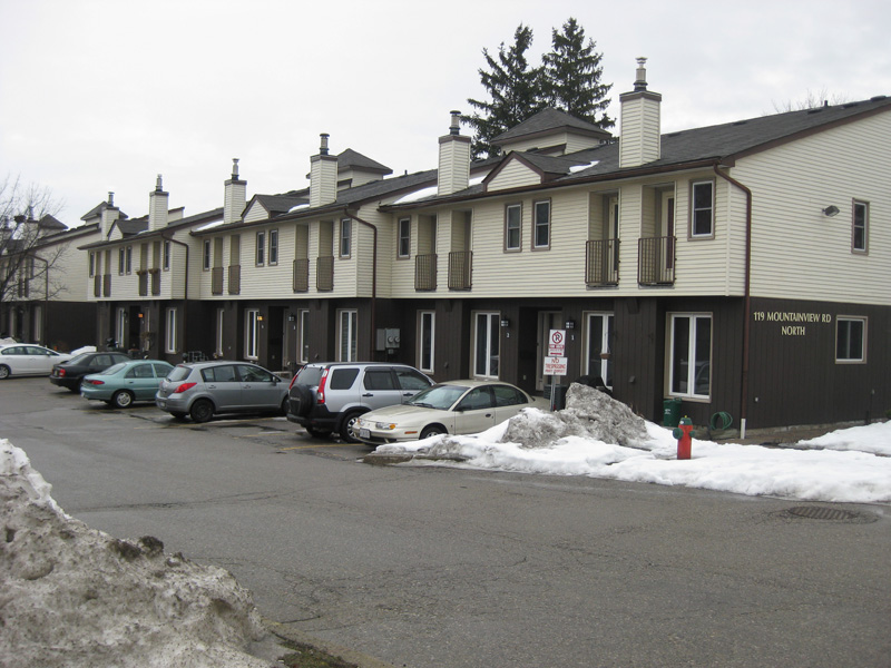 Exterior view of residential units, Summit Housing and Outreach Programs.